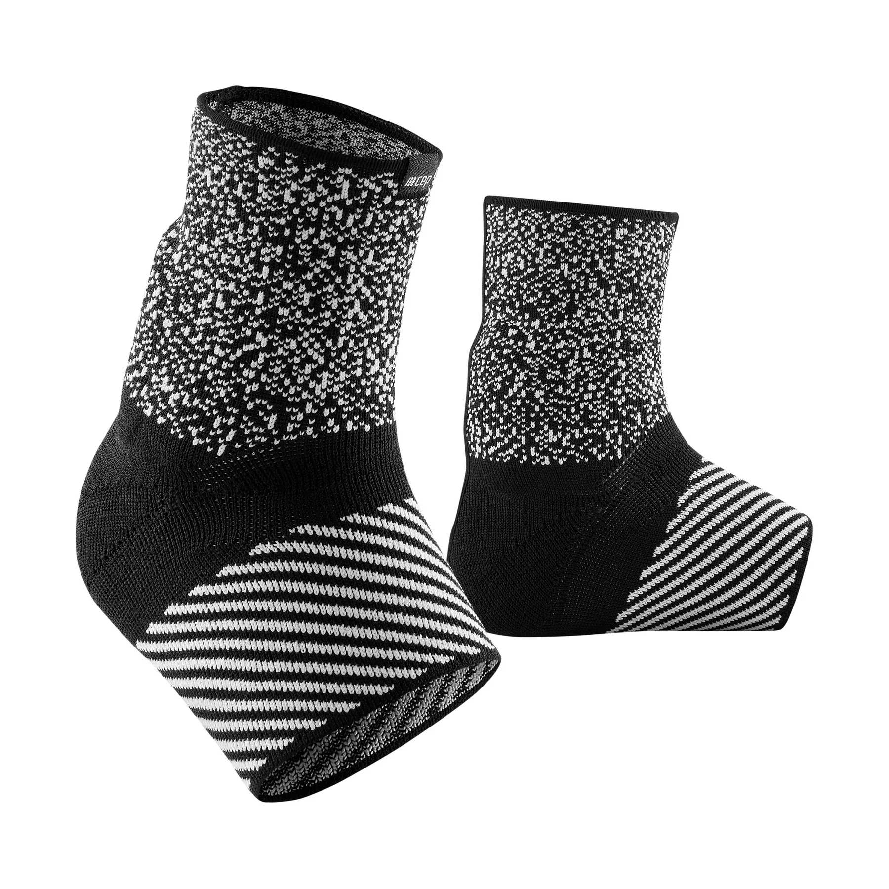 Max Support Ankle Sleeve Unisex - Black/White - Image 5