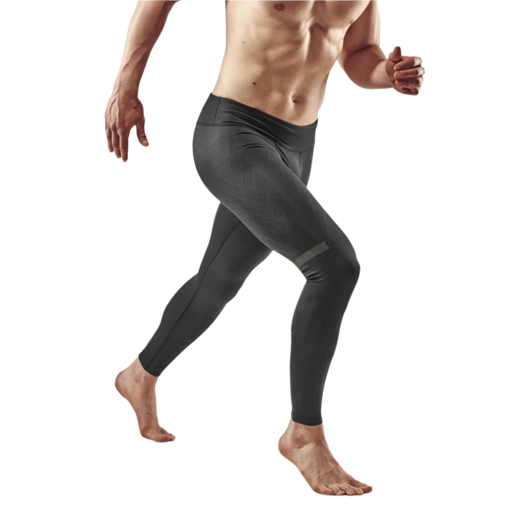 The Run Support Tights, Men - Black - Image 3