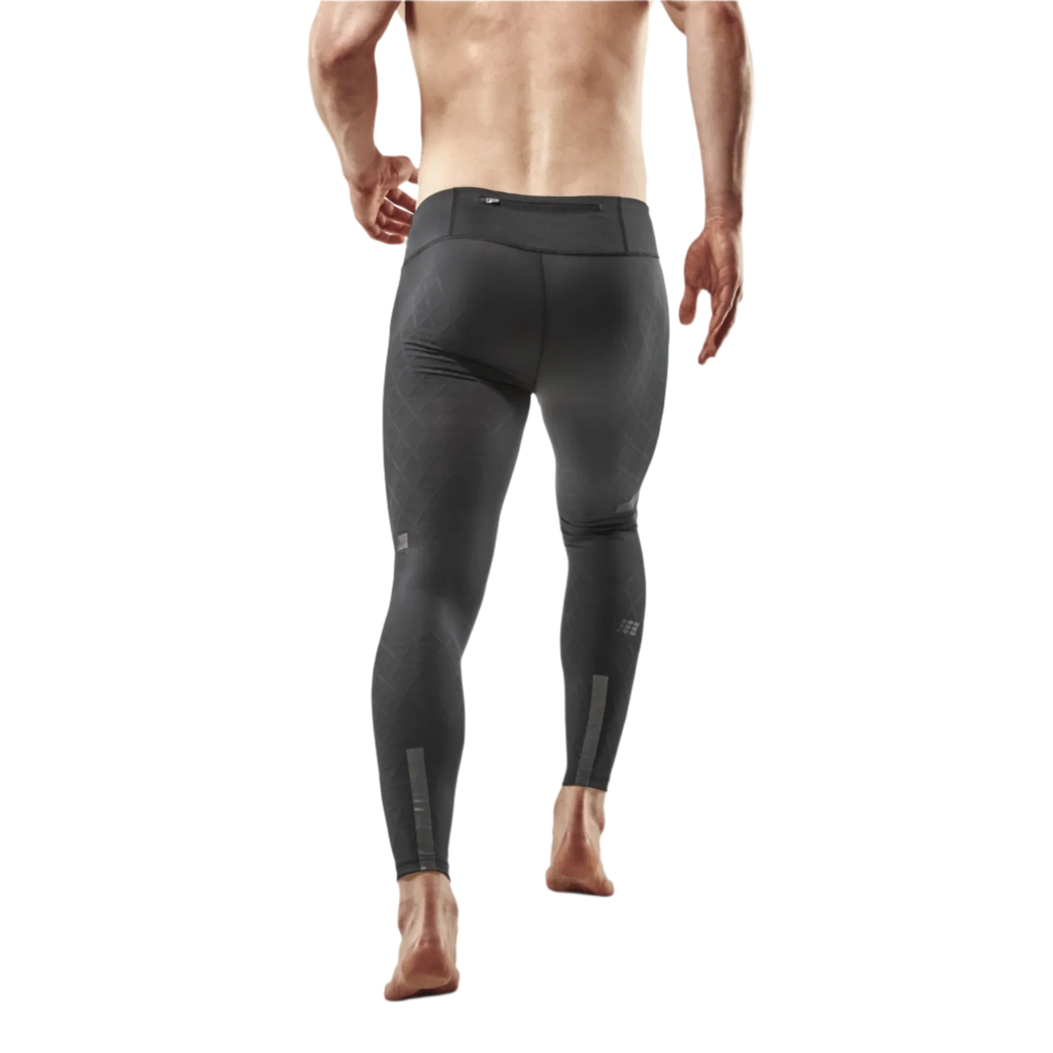 The Run Support Tights, Men - Black - Image 4