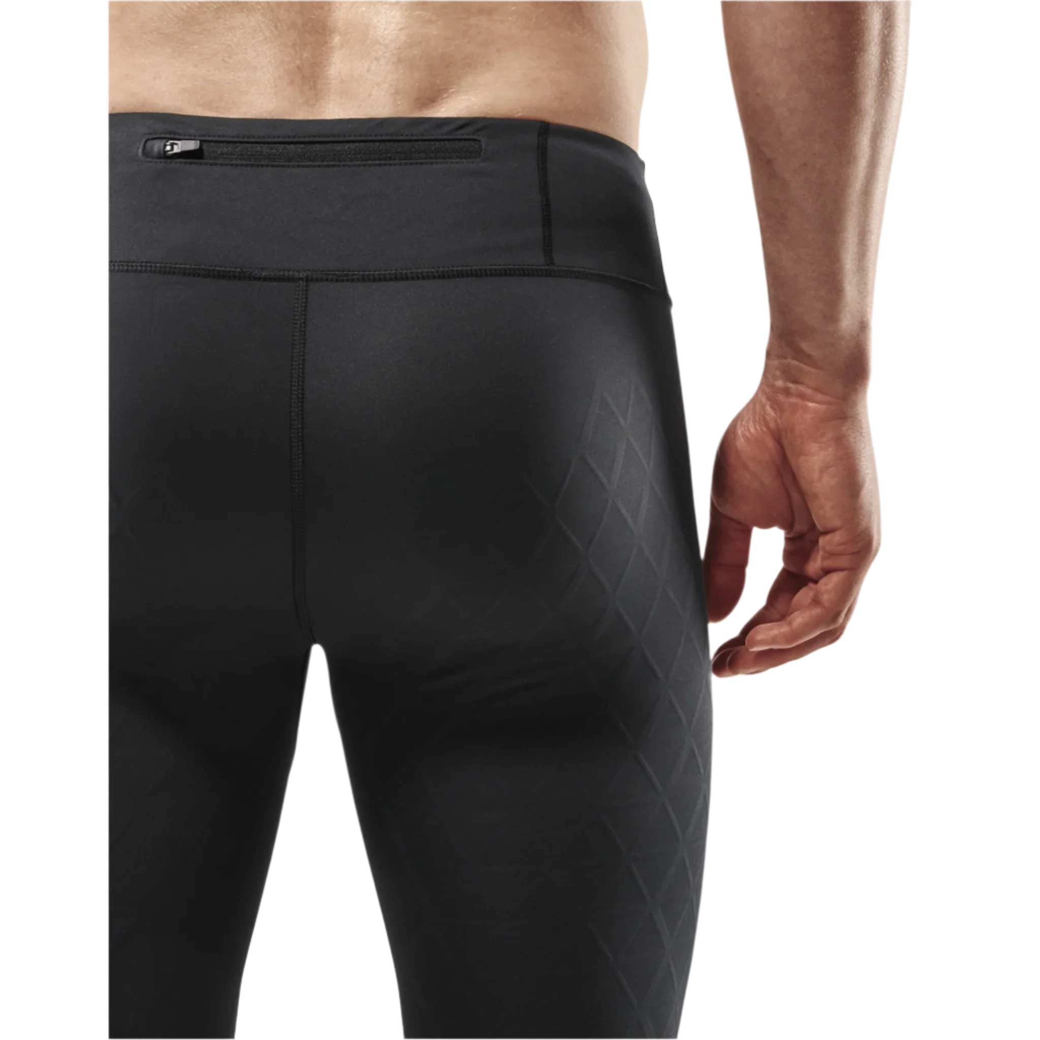 The Run Support Tights, Men - Black - Image 7