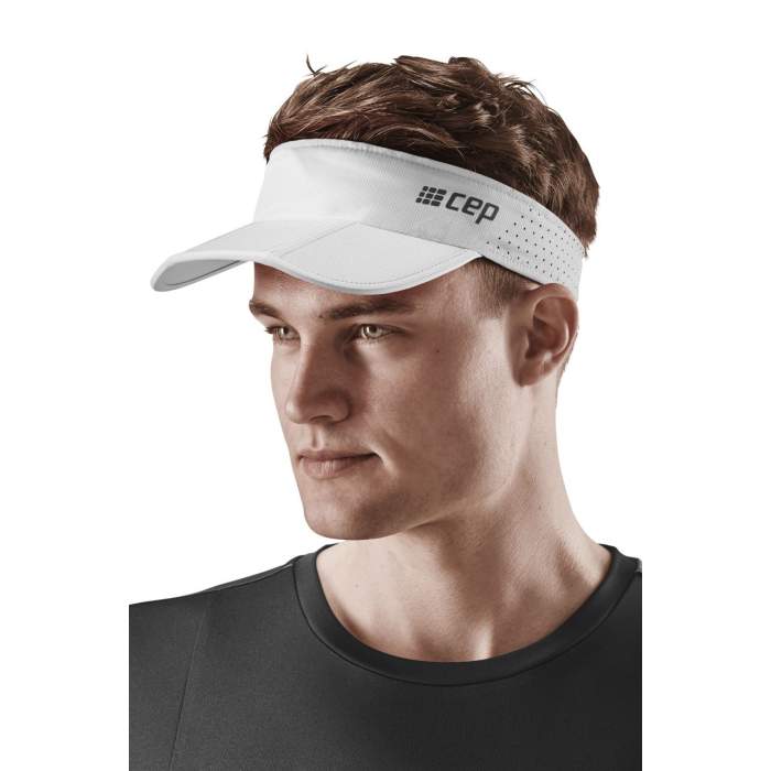 The Run Visor Unisex - White - Image 3