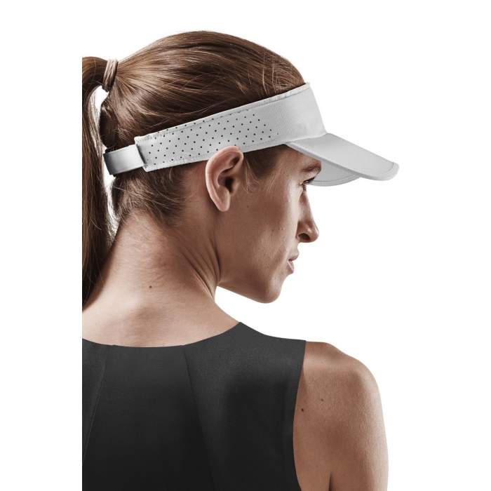 The Run Visor Unisex - White - Image 4