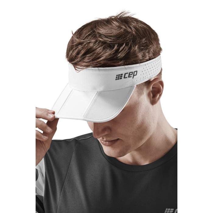 The Run Visor Unisex - White - Image 5