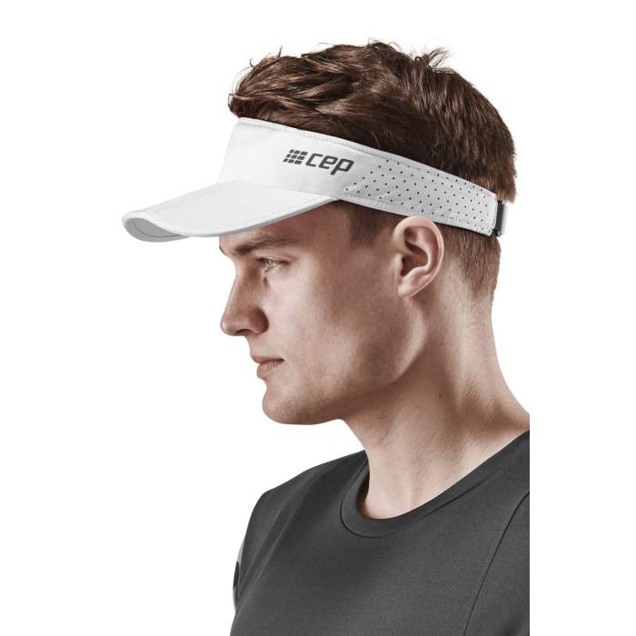 The Run Visor Unisex - White - Image 6