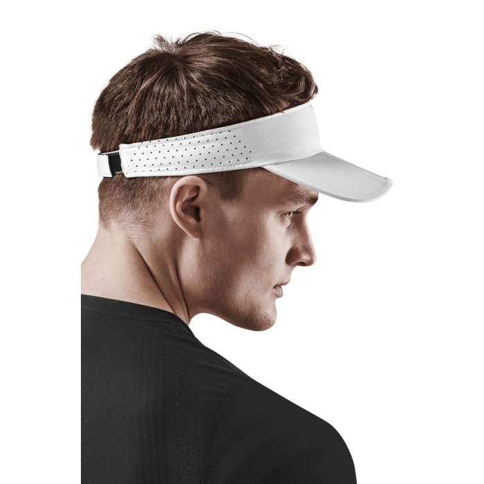 The Run Visor Unisex - White - Image 7