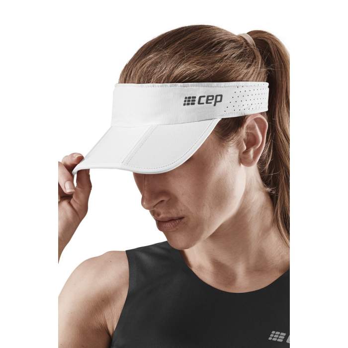 The Run Visor Unisex - White - Image 8