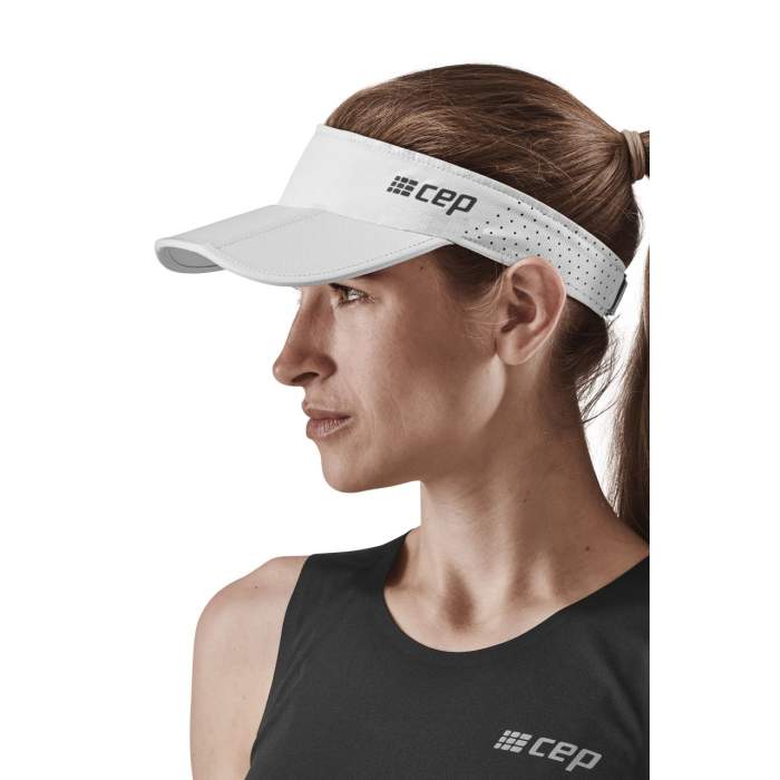 The Run Visor Unisex - White - Image 9